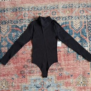 Free People XYZ Recycled Turtleneck Bodysuit